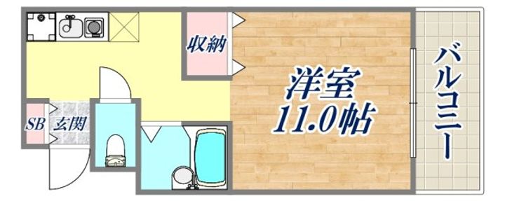 UTレジデンス六甲の間取り