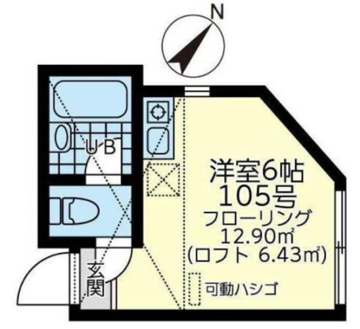ユナイト汐入ウィリアム・ウォーカーの間取り