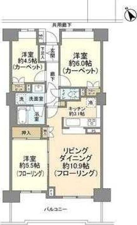 アマックス横浜の間取り