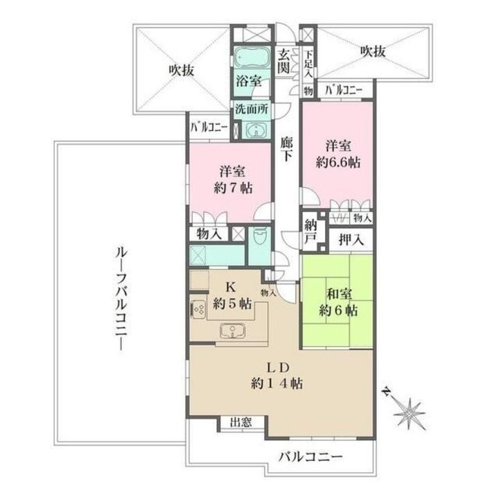 藤和日吉ホームズの間取り