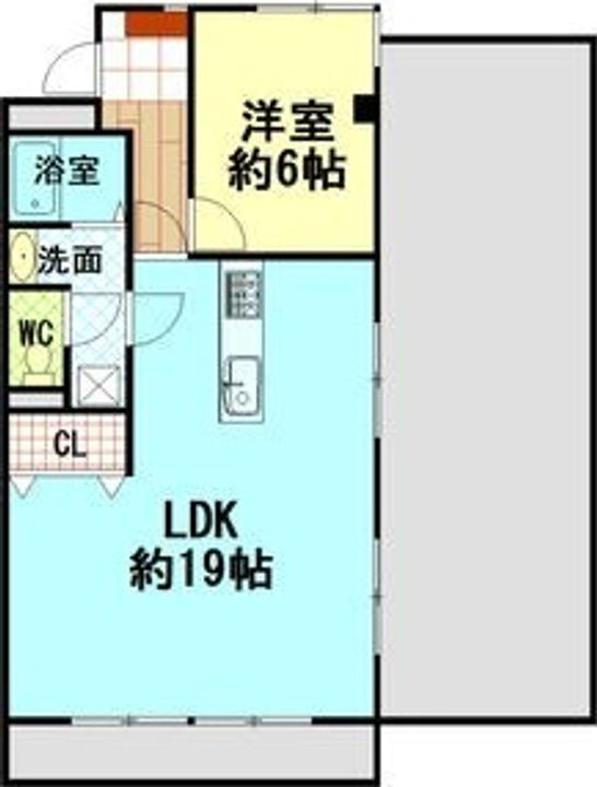 愛知県名古屋市天白区平針3丁目(マンション)の賃貸物件405の間取り