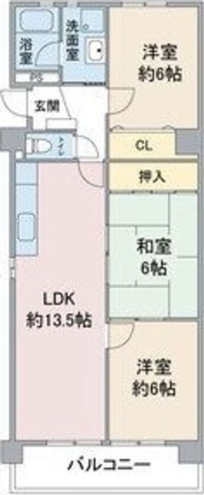 愛知県名古屋市名東区上社5丁目(マンション)の賃貸物件101の間取り
