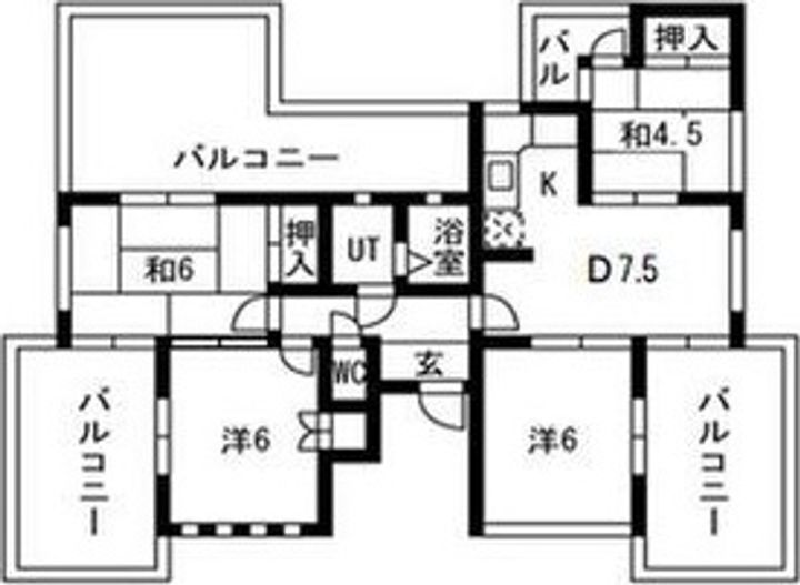 愛知県名古屋市天白区野並3丁目(マンション)の賃貸物件301の間取り