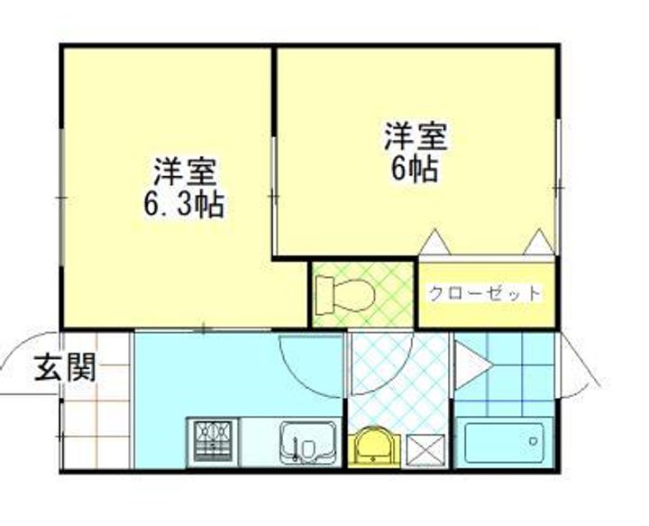グリーンハイツ天王B2の外観