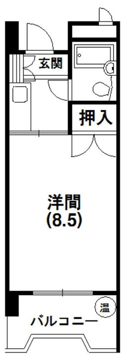 メゾンベルシャンブルの間取り