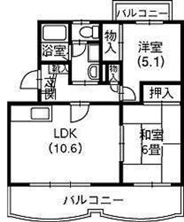 シンフォニー三和I103の間取り