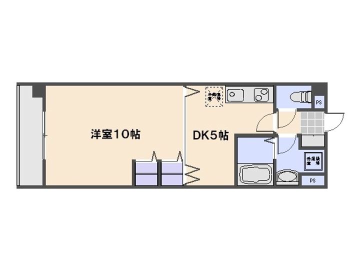 ルネス五日市102の間取り