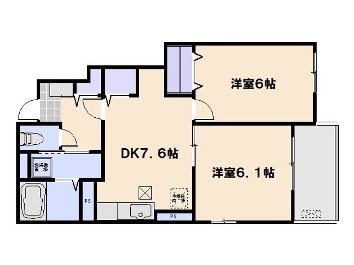 プリザーブII102の間取り