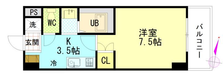 アトラクティブハイム0105の間取り