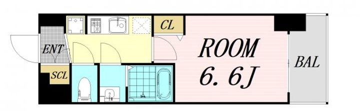 プレサンス新大阪イオリアの間取り