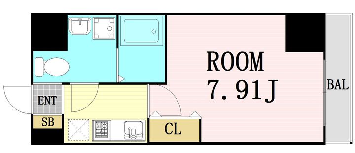 ウインズコート西梅田2の間取り