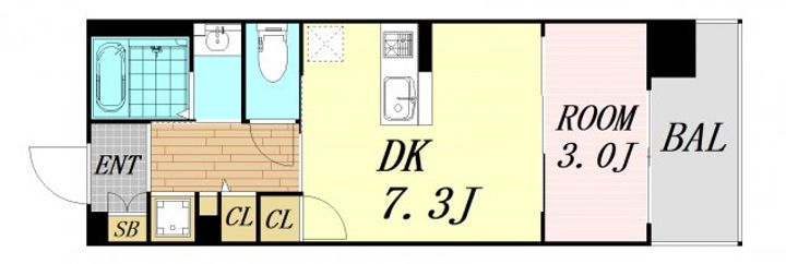 ファーストフィオーレ梅田イーストの間取り