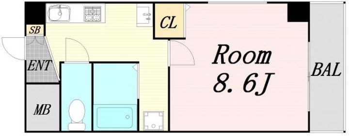 アルビオン西梅田の間取り