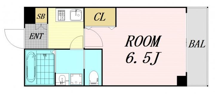 大阪府大阪市都島区東野田町1丁目(マンション)の賃貸物件の間取り