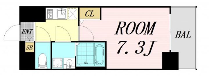 プランドール新大阪PARKレジデンスの間取り