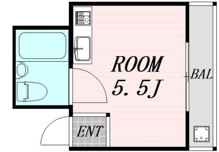 淡路メゾンフラワーの間取り