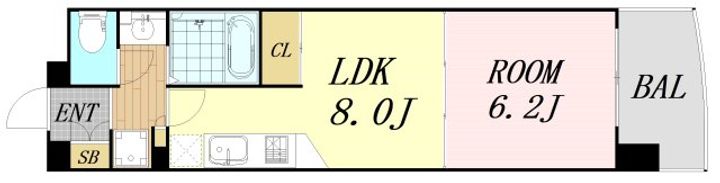コンソラーレ同心の間取り