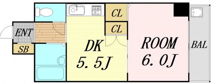 第2東三国グランドハイツ北の間取り