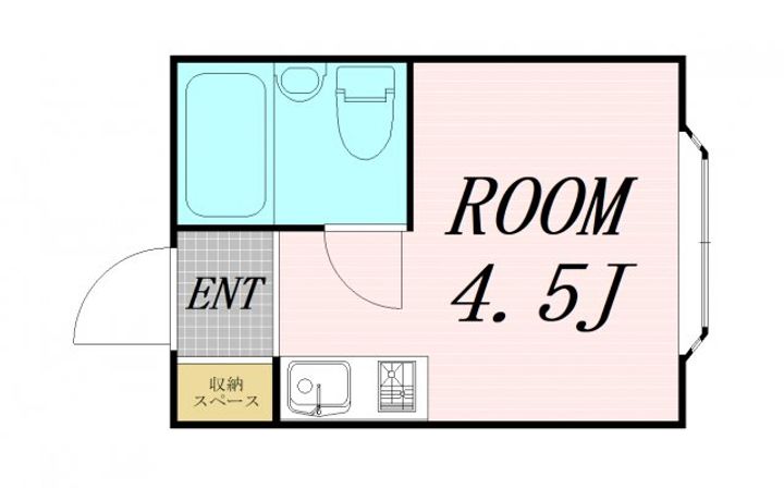 大阪府大阪市北区菅栄町(マンション)の賃貸物件の間取り