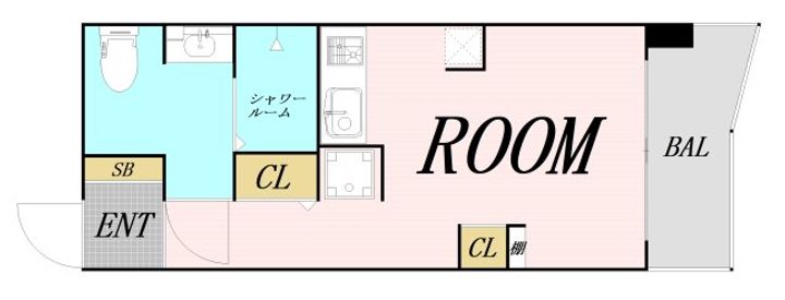 ローラン南森町の間取り