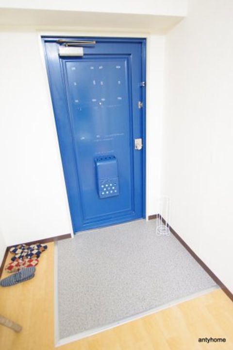 レジデンス都島の玄関