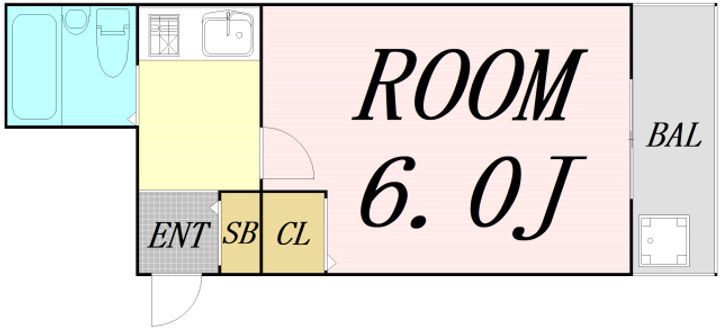 大阪府吹田市泉町2丁目(マンション)の賃貸物件の間取り