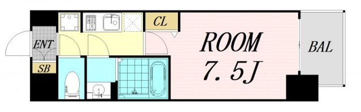 アドバンス大阪城北グレカーレの間取り