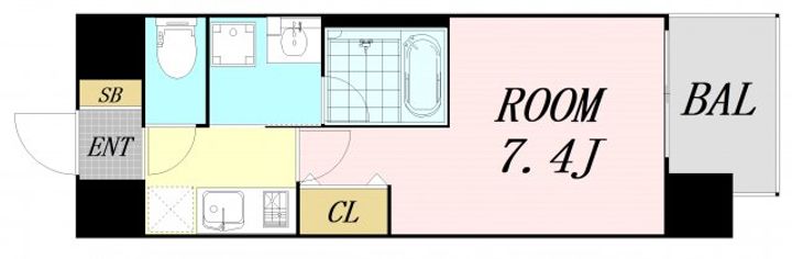 BROAD 新うめきたRESIDENCEの間取り