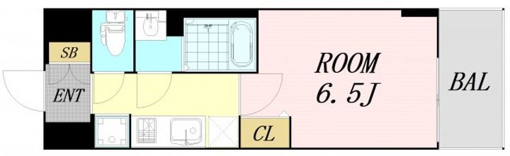 プレサンス桜ノ宮イーサリアルの間取り