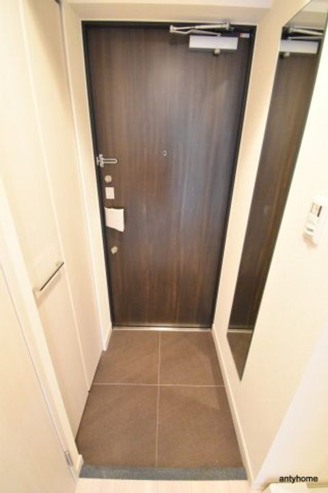プレサンス堺筋本町ディスティニーの玄関