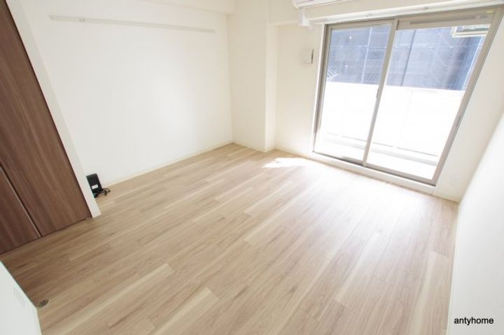 ディームス江坂の寝室