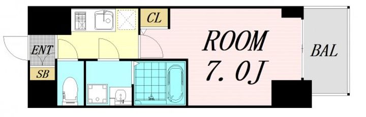 S-RESIDENCE福島Alovitaの間取り