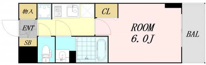 プレサンス福島吉野ミナージの間取り