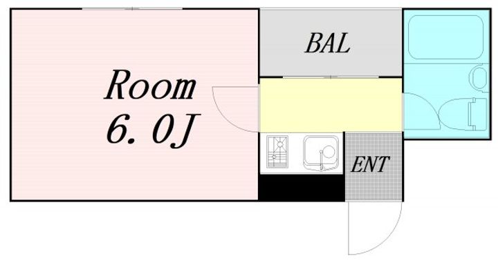大阪府大阪市淀川区木川西2丁目(マンション)の賃貸物件の間取り