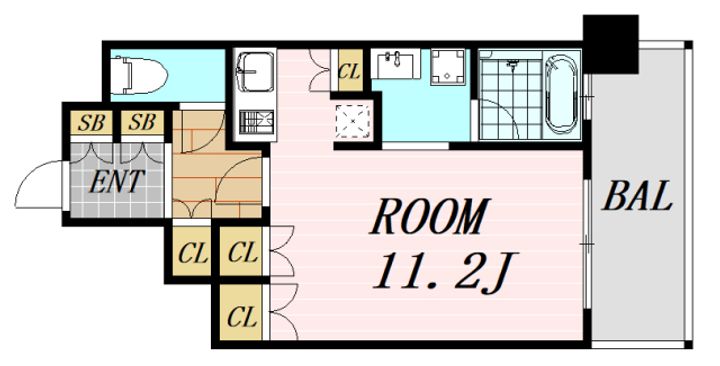 セイル江坂公園の間取り