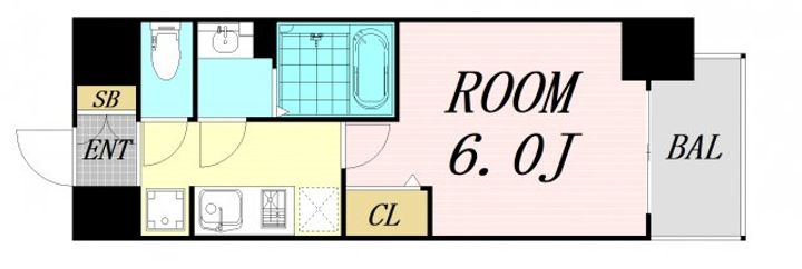 大阪府大阪市淀川区木川西4丁目(マンション)の賃貸物件の間取り