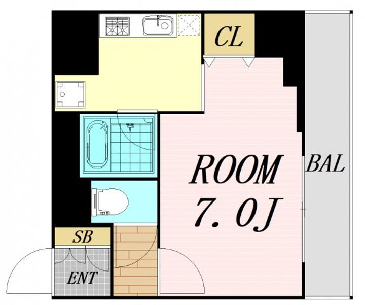 大阪府吹田市江の木町(マンション)の賃貸物件の間取り