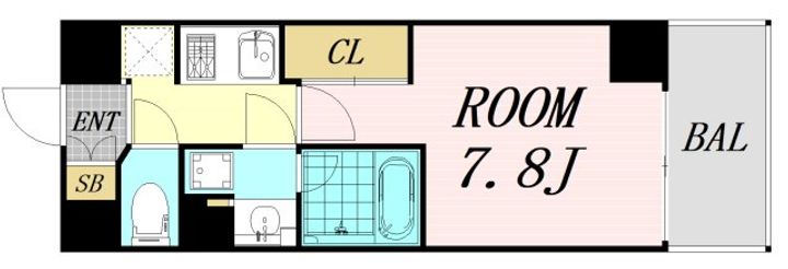 大阪府吹田市垂水町3丁目(マンション)の賃貸物件の間取り