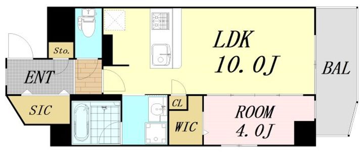 ruelleうめきたの間取り