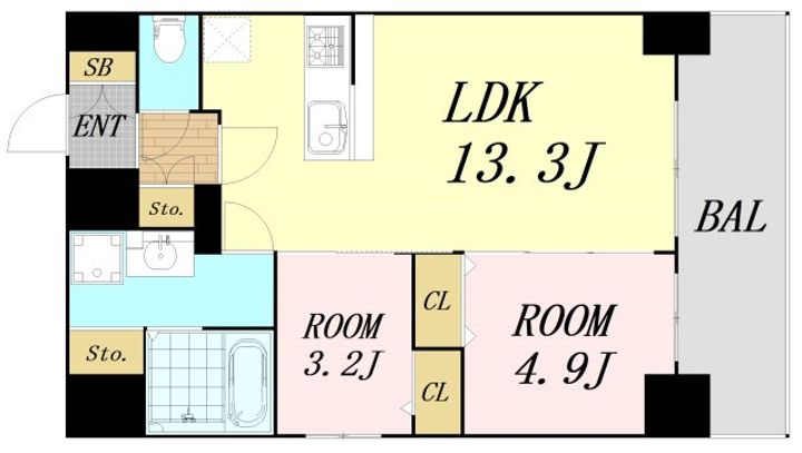 リヴェント福島野田の間取り