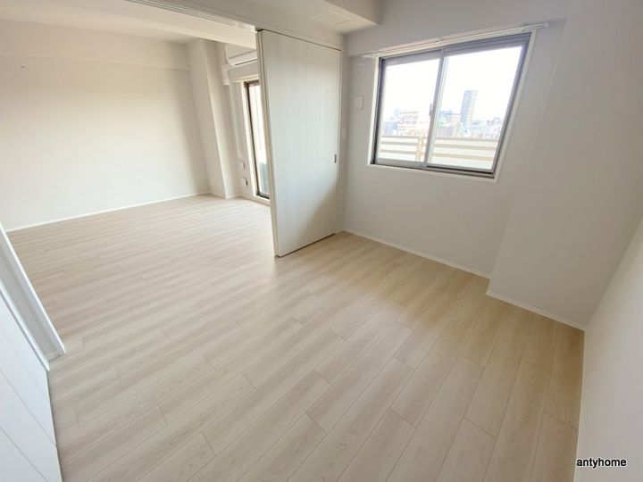 リヴェント福島野田の寝室