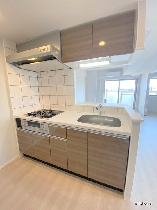 大阪府大阪市福島区吉野1丁目(マンション)の賃貸物件のキッチン