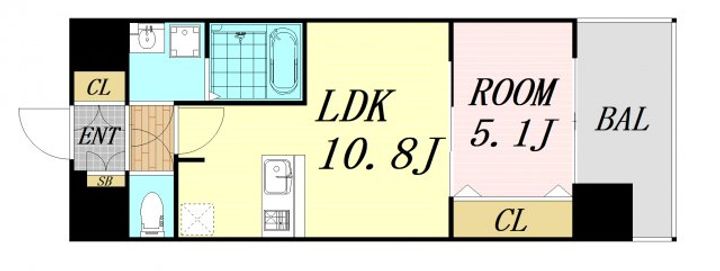 La Douceur九条の間取り