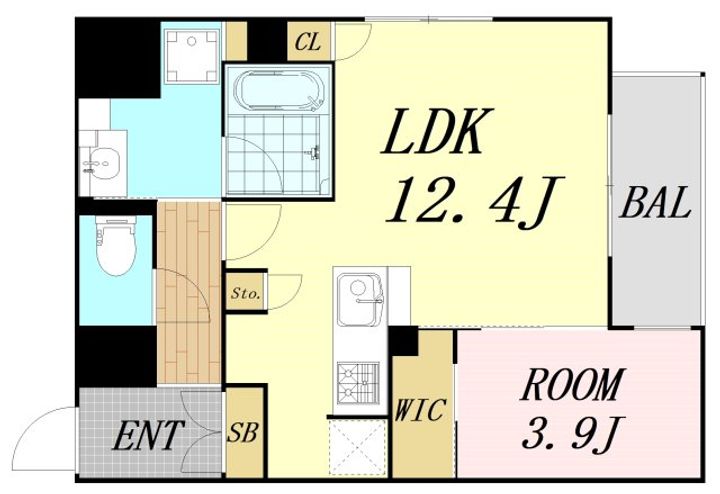 Dimora靭公園の間取り