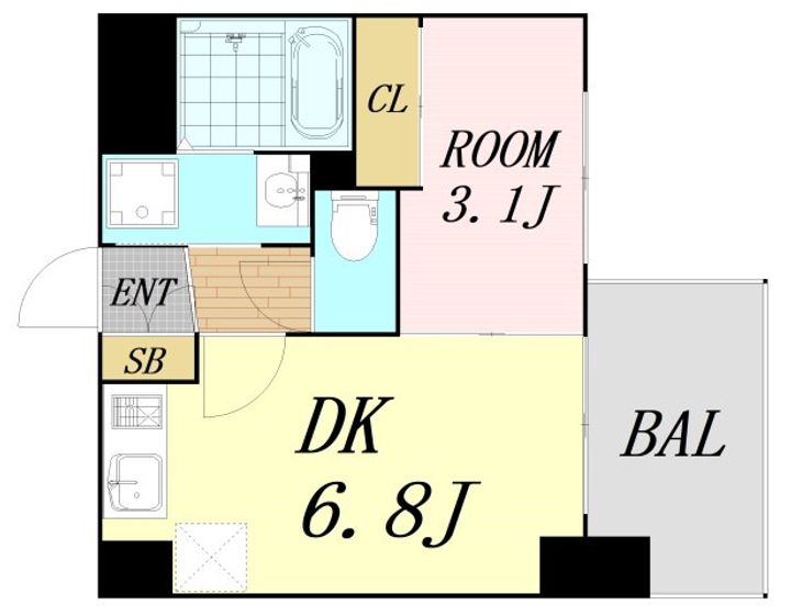 セレニテ東三国ミラクの間取り