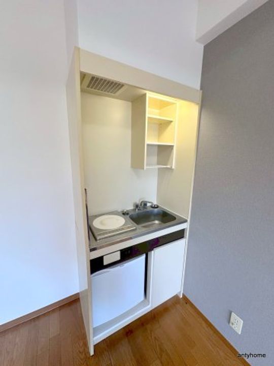 大阪府吹田市川園町(マンション)の賃貸物件のキッチン