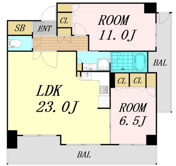 フェニックス日本橋高津の間取り