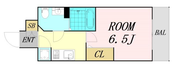 エスリード江戸堀の間取り