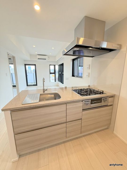 大阪府大阪市都島区都島北通1丁目(マンション)の賃貸物件のキッチン