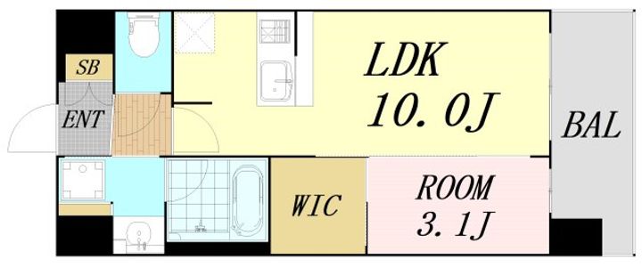 コンフォリア・リヴ新大阪西宮原ソルテラスの間取り